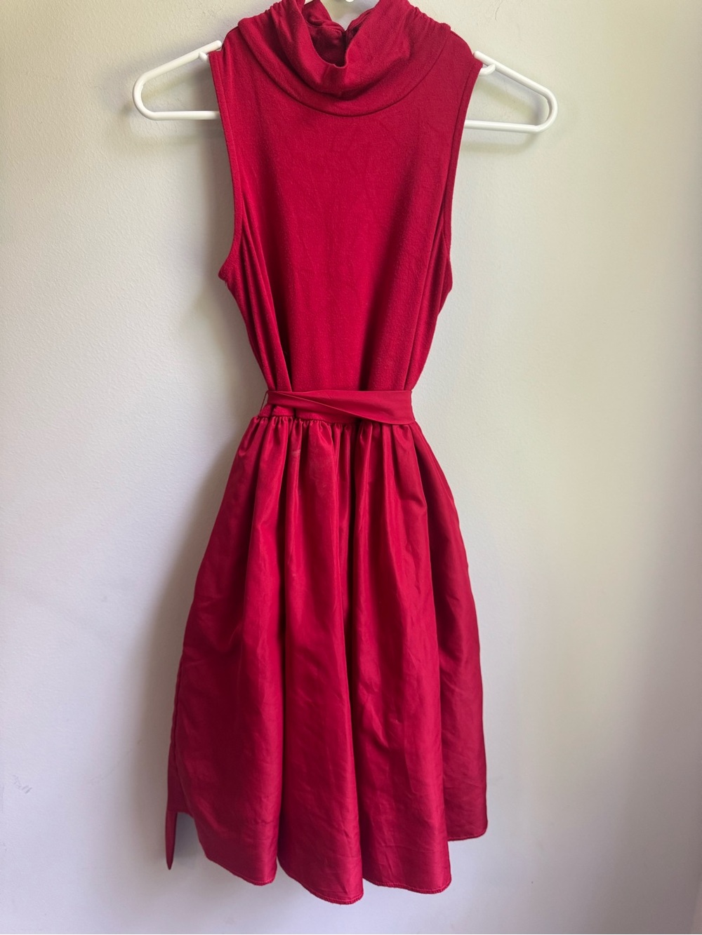 Polo Ralph Lauren Big Kid L/12-14 Red Midi Dress Turtleneck Christmas Holiday
